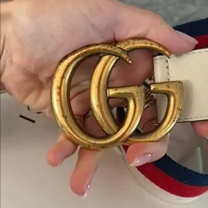 Gucci | Accessories | Gucci Belt With Fabric Red White And 
